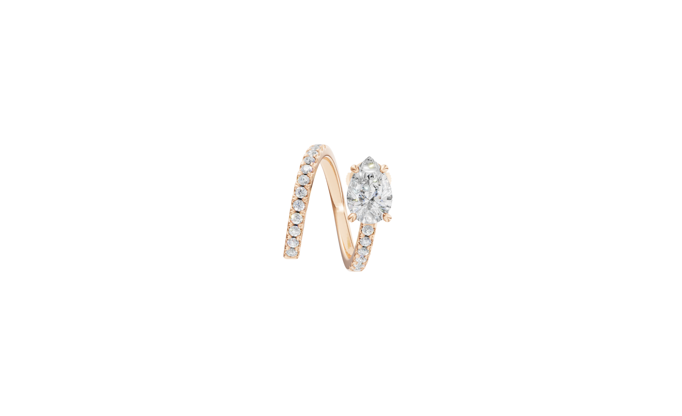 Boucle d'oreille Tourbillon Twist