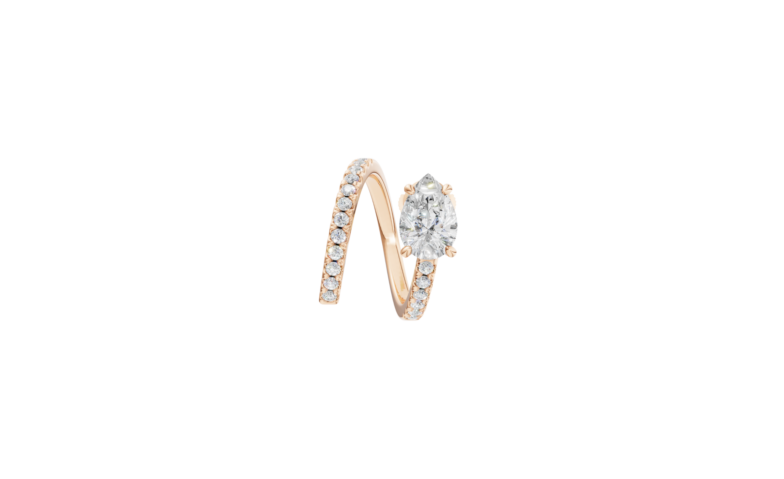 Boucle d'oreille Tourbillon Twist