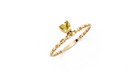 Bague Full Heart Yellow