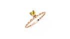 Bague Full Heart Yellow
