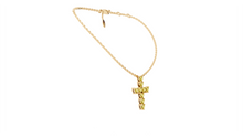 Collier Cross Hearts Yellow