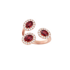 Bague Trinity Rubis