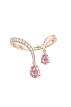 Bague Pink Drops Reflections
