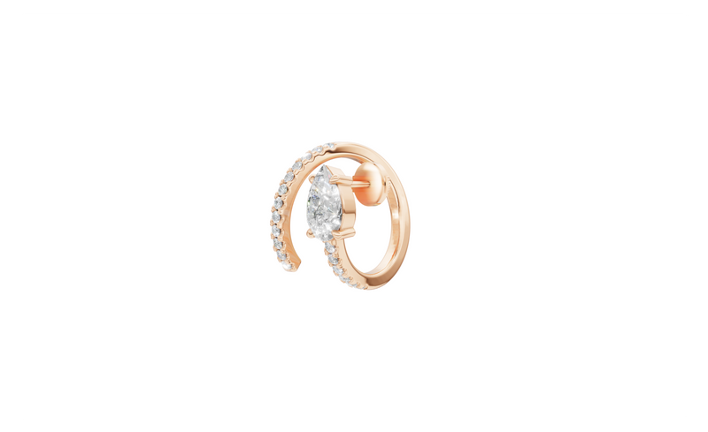 Boucle d'oreille Tourbillon Twist