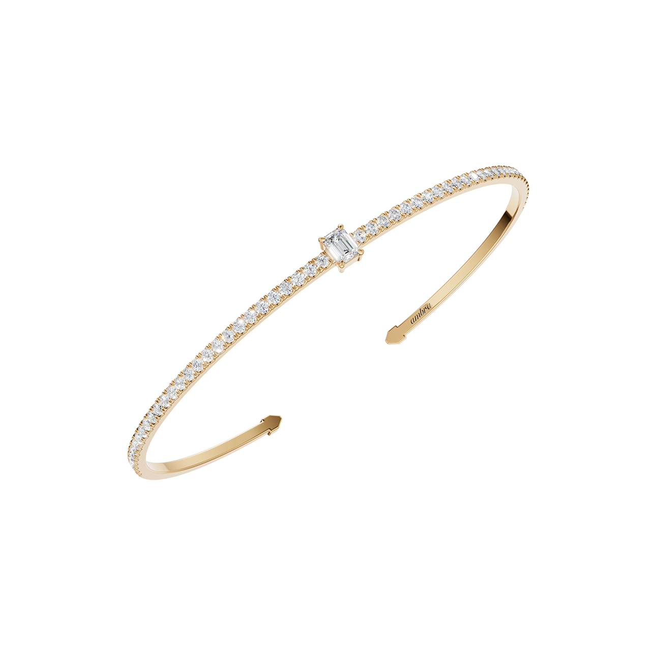 Bangle Emerald Reflections